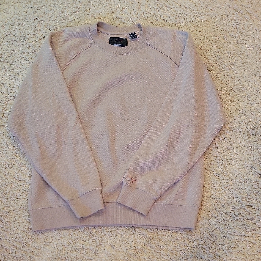 Greg Norman Men's Classic Beige Pullover